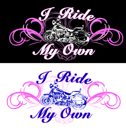 T-Shirt Logo Samples pm Black and White